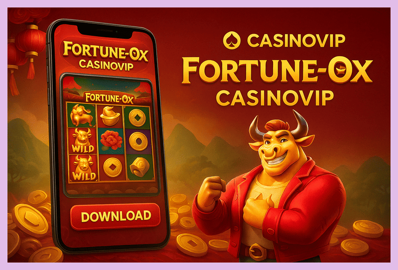 Fortune Ox no CASINOVIP - Aposte Agora e Reivindique Seus Ganhos