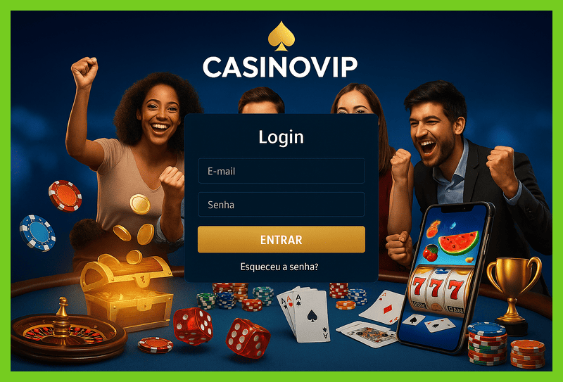 Criar uma nova Conta no plataforma CASINOVIP