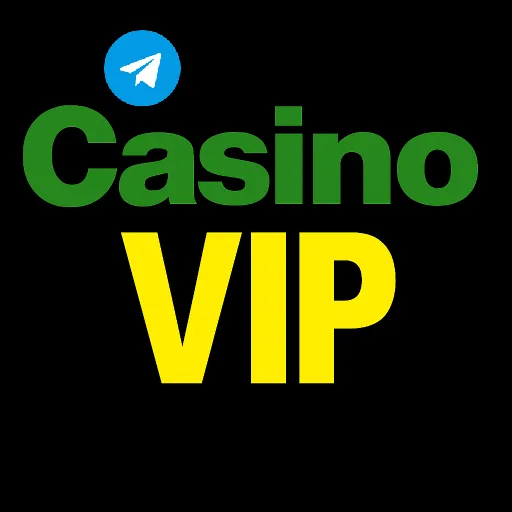 Imagem promovendo o canal oficial da casinovip no Telegram